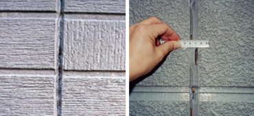 劣化したシーリング材